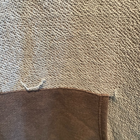 Striped Brown and Tan Men's Sweater - Picture 3 of 5